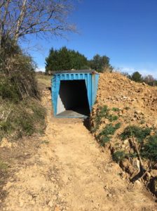 Avancement de la vieille mine