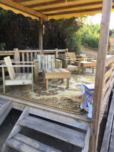 Espace repos au bivouac